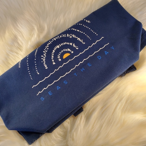 GAP "SEAS THE DAY" BLUE DENIM SHOPPING TOTE - Picture 5 of 7